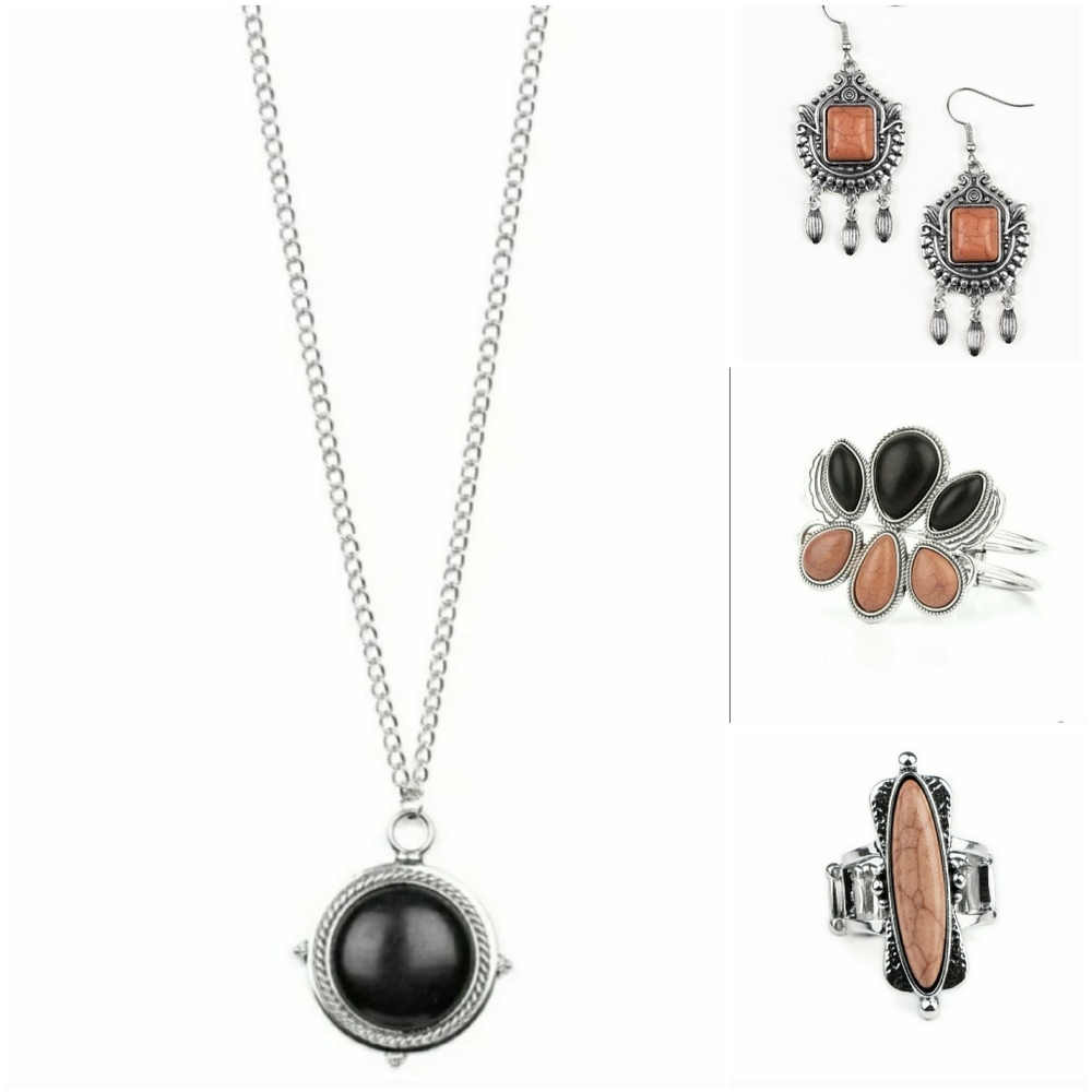 Brown & Black 4pcs set (bundle)